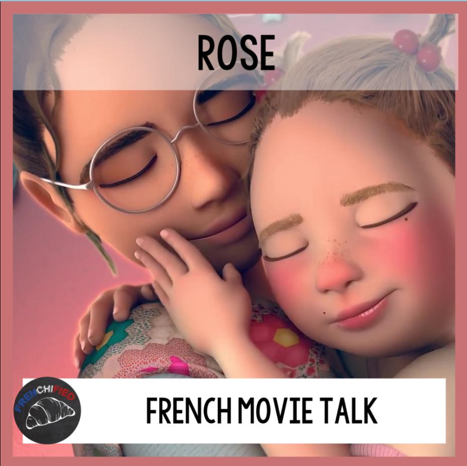 French Movie Talks 3 Rose - French movie talk cover