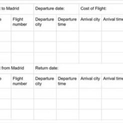 Virtual trip to Spain Internet activity for Google Drive