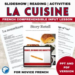French food comprehensible input lesson