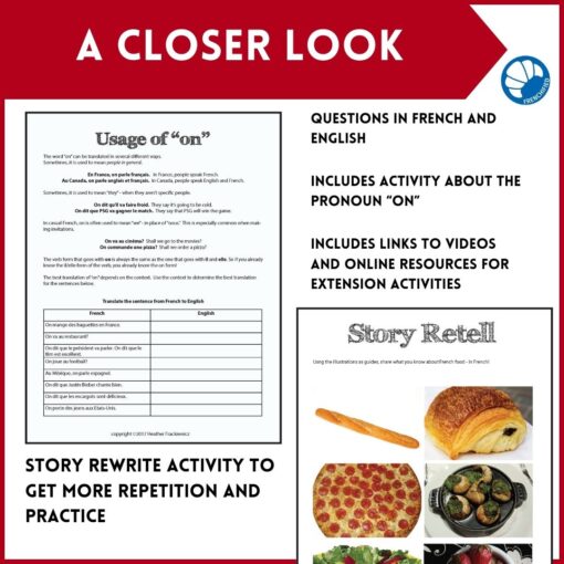French Food Comprehensible Input Lesson - Image 5