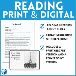 D-Day French Comprehensible Input Lesson