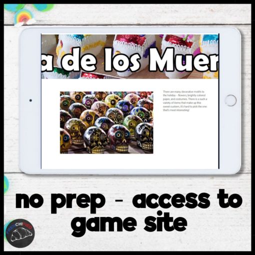 Dia de los muertos game - Spanish digital escape game