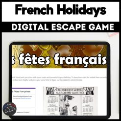 French holidays digital escape game