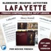 Lafayette French comprehensible input lesson