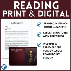 Lafayette French Comprehensible Input Lesson