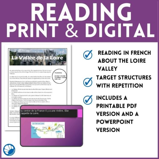 Loire Valley French Comprehensible Input Lesson - Image 4