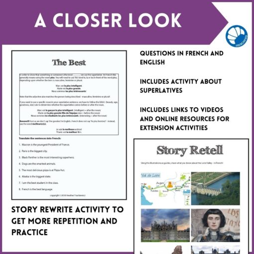 Loire Valley French Comprehensible Input Lesson - Image 5