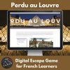 Perdu au Louvre digital escape game