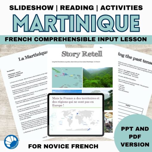 Martinique French comprehensible input lesson