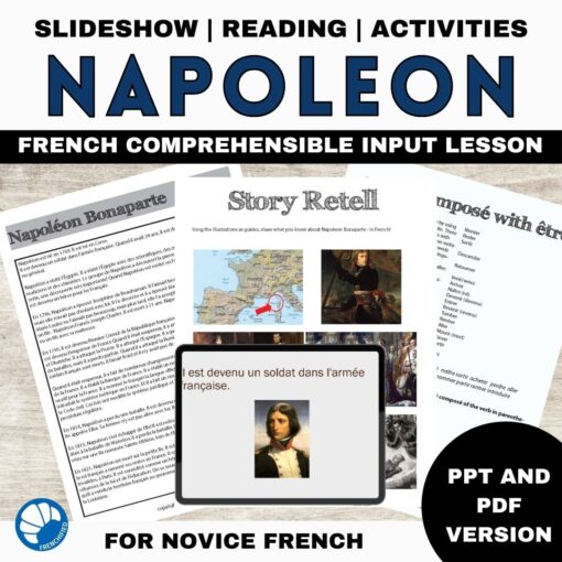 Napoleon French comprehensible input lesson