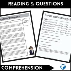 Napoleon French Comprehensible Input Lesson