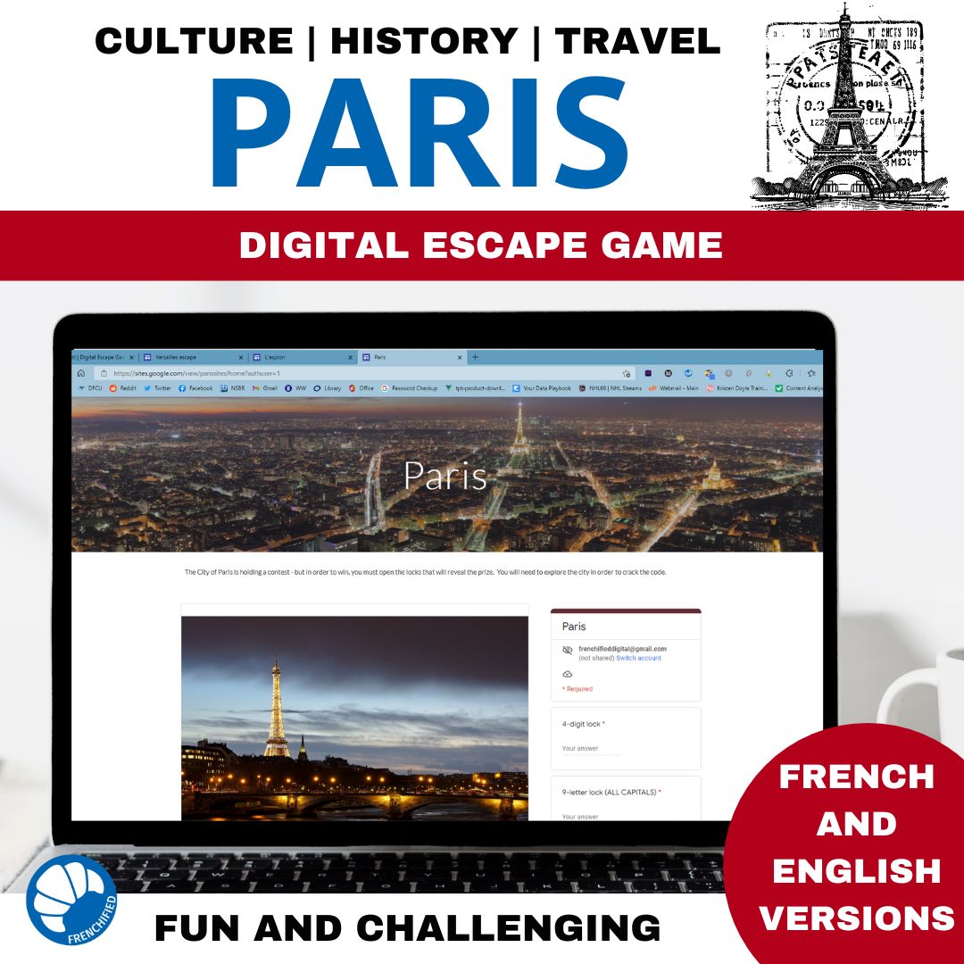 Paris digital escape game