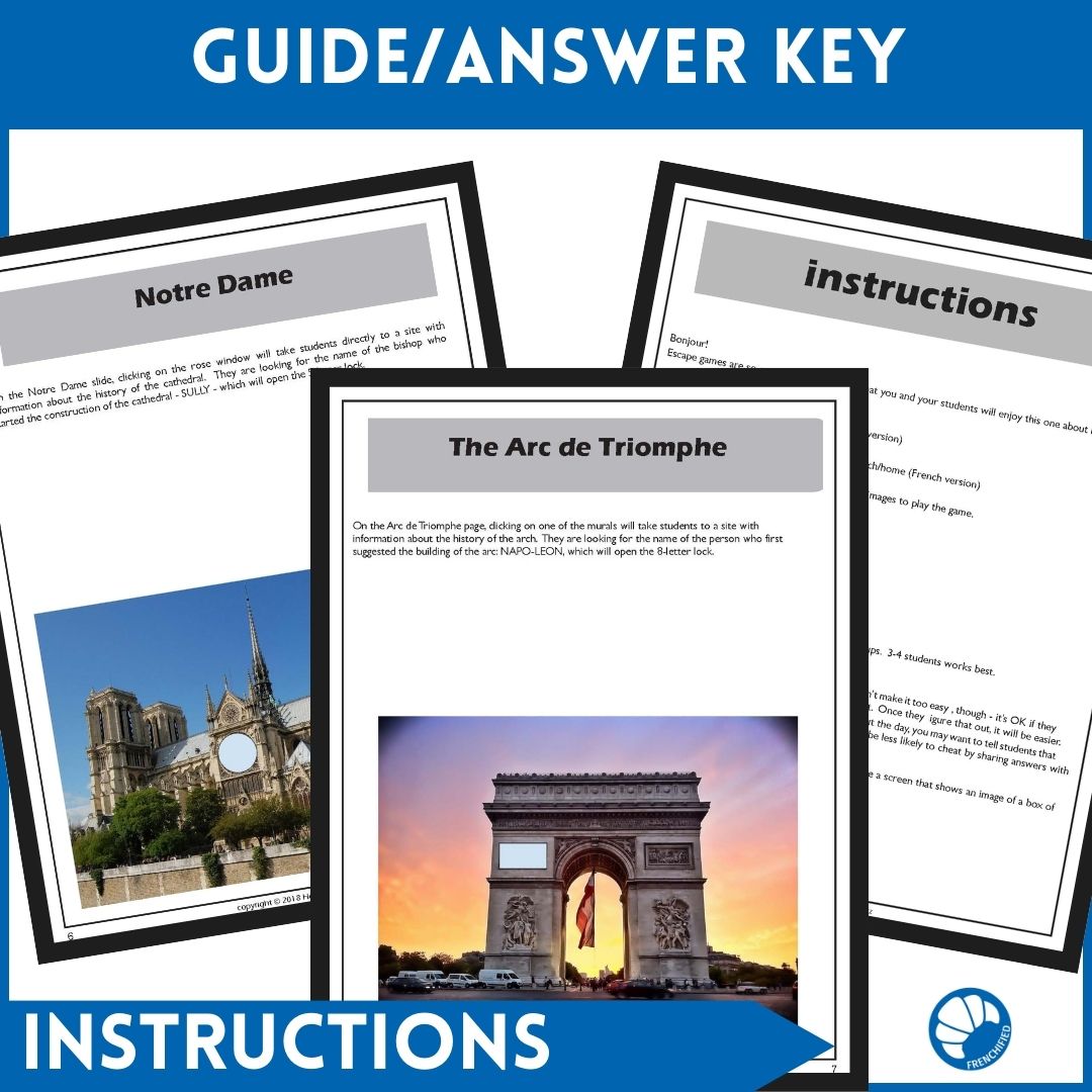 Paris digital escape game: monuments, history and culture French AND English 5 Paris digital escape game: monuments, history and culture French AND English - Image 5