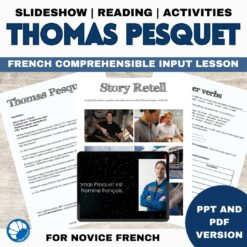 Thomas Pesquet French reading