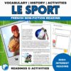Le Sport en France reading