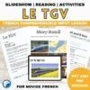 TGV French comprehensible input lesson