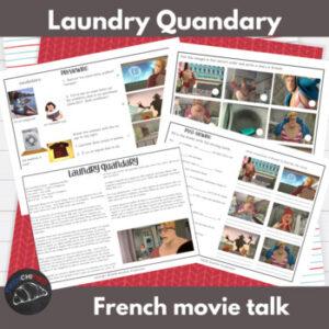 Laundry Quandary French movie talk