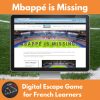 French soccer digital escape game