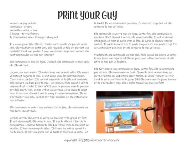Print your Guy French movie talk