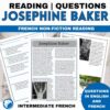 Josephine Baker French reading