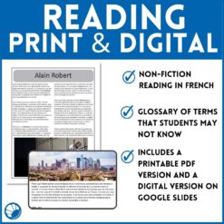 Alain Robert French reading activity the French Spiderman 8 Alain Robert French reading activity the French Spiderman