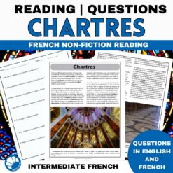 Chartres Cathedral French reading