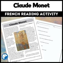 Claude Monet French reading