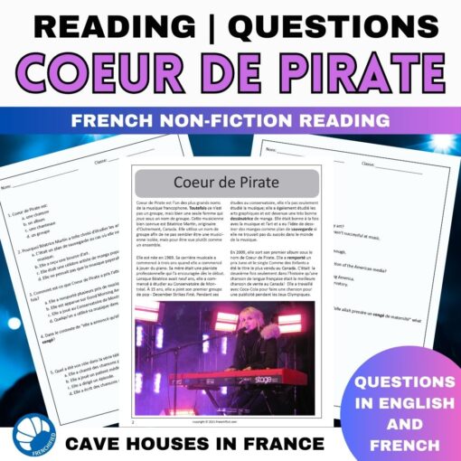 Coeur de Pirate French reading