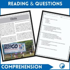 Ebola French reading activity