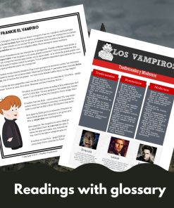 Frankie El Vampiro Spanish short story - sub plans