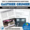 Gauthier Grumier French reading
