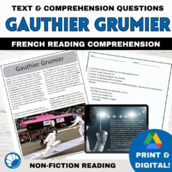 Gauthier Grumier French reading