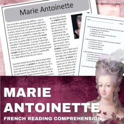 Marie Antoinette French reading