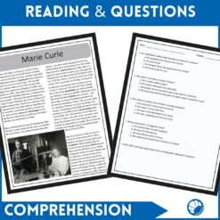Alternative view of Marie Curie French reading