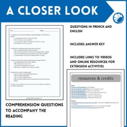 Marie Curie French reading
