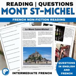 Mont Saint-Michel French reading