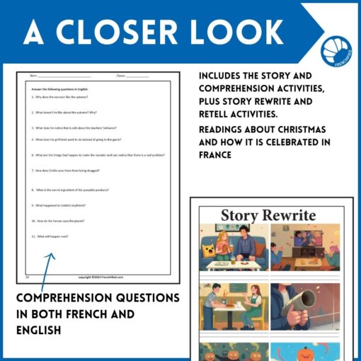 La Guerre du Pumpkin Spice Latte French short story for intermediate/advanced French learners - Image 5
