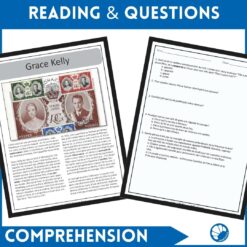 Princess Grace French reading activity