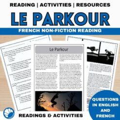 Parkour French reading