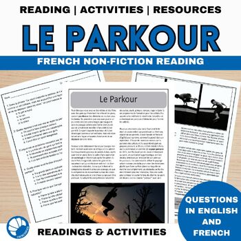 Le Parkour French reading activity 1 Parkour French reading