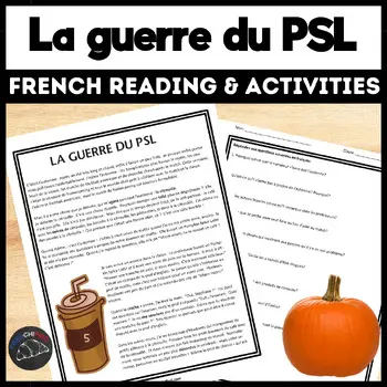 Pumpkin Spice Latte French short story