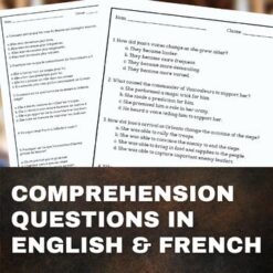 Joan of Arc French reading activity 7 Joan of Arc French reading activity