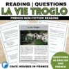 La vie troglo French reading