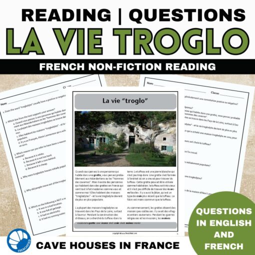 La vie troglo French reading