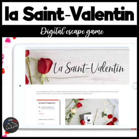 French Valentine's Day digital escape game