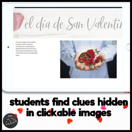 El dìa de San Valentin - Spanish Valentine digital escape game