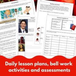 Level 1 French Comprehensible Input Units 1-8 bundle