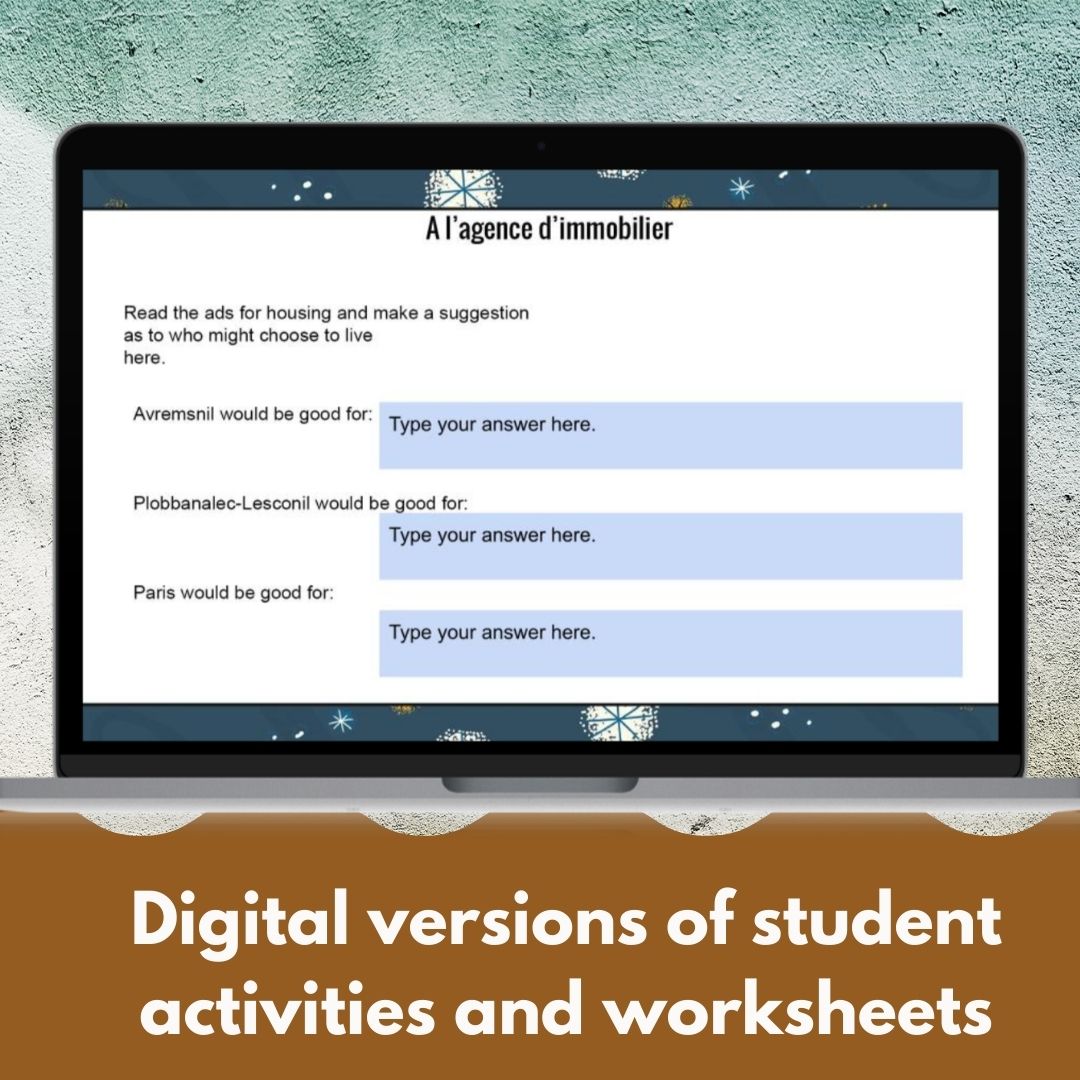 Digital Supplements for unit 8: J'habite ici 3 Digital Supplements for unit 8: J'habite ici - Image 3