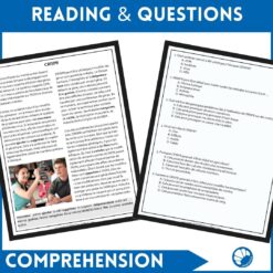 CRISPR French reading comprehension activity 7 CRISPR French reading comprehension activity