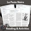 peste noire French reading